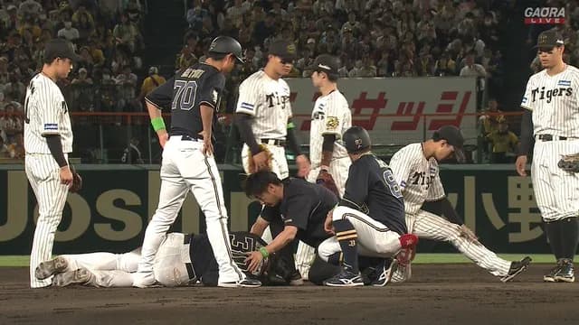 廣岡大志に審判団から「警告」　テンパっておかしくなった？？