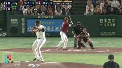 【巨人対楽天1回戦】バルドナード、大暴投…