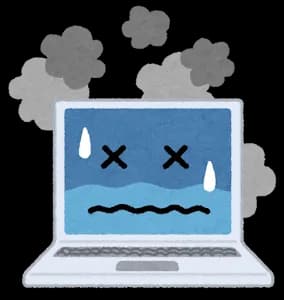 【画像】ワイのノートパソコン開けた瞬間に壊れることが確定する