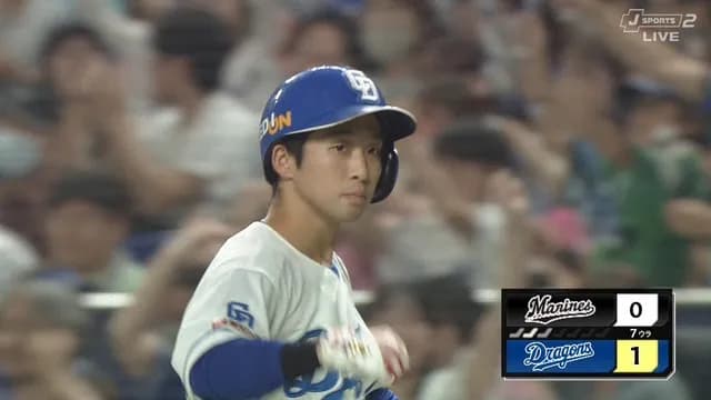 田中幹也、執念の犠牲フライ！ エース松葉への死球に燃えた