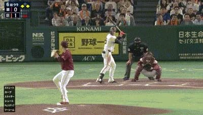 【巨人対楽天3回戦】楽天・辰己ファインプレー！！！！！！！！！！！！！！