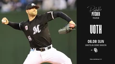 一軍試合実況　6月8日13:30～ 中日－ロッテ(松葉×ボス)