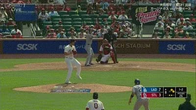 大谷翔平、第五打席で今季初死球