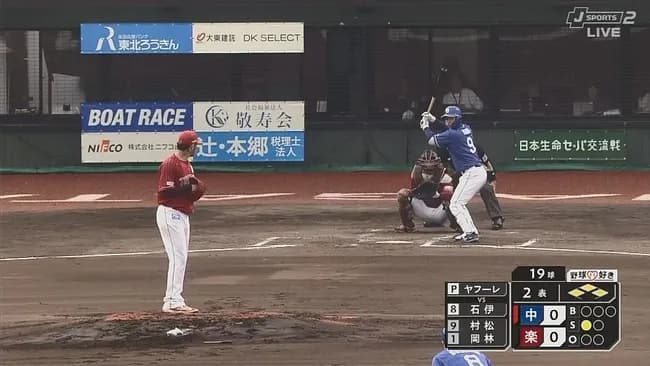 【楽天対中日1回戦】ノーアウト満塁で中日ドラゴンズが何点取るか