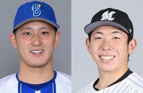 セの松尾(DeNA)vsパの寺地(ロッテ)