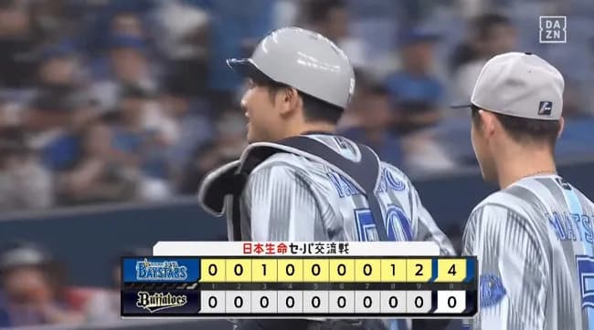 【オリックス対DeNA2回戦】DeNAが４－０でオリックスに勝利！ジャクソンが７回４安打無失点７Ｋで６勝目！三回に山本の適時二塁打で先制！オリックスは今季８度目の零敗