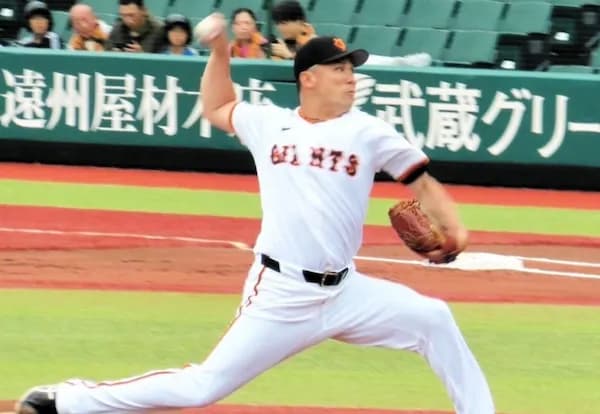 巨人・田中マー　2軍の日本ハム戦で5回7安打4失点