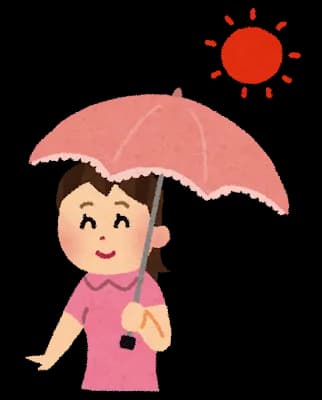 新入社員（女）が外出る度に日傘さしてるんだけど