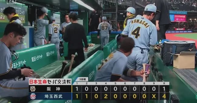 阪神が悪夢の３連敗　拙守連発で３試合連続の逆転負け　佐藤輝、森下の後逸から失点　八回には痛恨の走塁ミス