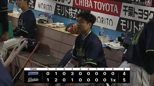 暗黒ヤクルト、2球連続暴投でサヨナラ負け！！ ロッテに”格の違い”を見せつけるｗｗｗｗ