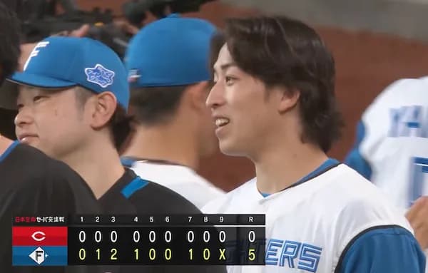 日本ハムHR攻勢で快勝！細野6回無失点で待望のプロ初勝利！