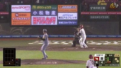 【楽天対阪神2回戦】楽天・石原、延長１０回にサヨナラタイムリー！！！！！！！！！！！！！