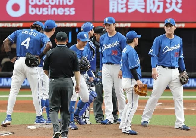 中日、異例の２試合連続完投負け…先発・松葉貴大は８イニング１失点力投も、援護なく今季14度目零敗