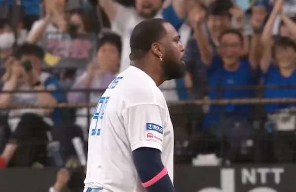 日ハムレイエス　左安 右安 右２ 右犠飛 中安