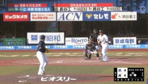 【天保山第3戦】ヤクルト、3塁がら空き→犠牲フライを打たれサヨナラ負けｗｗｗｗｗｗｗｗｗｗ