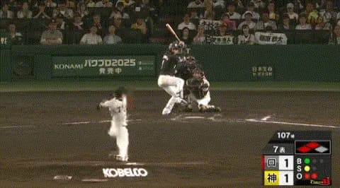 ６連敗中の阪神、エース才木が７回に打たれ逆転を許す