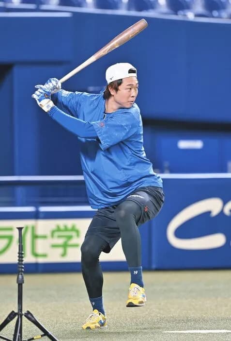 中日高橋宏斗、休日返上で打撃練習する