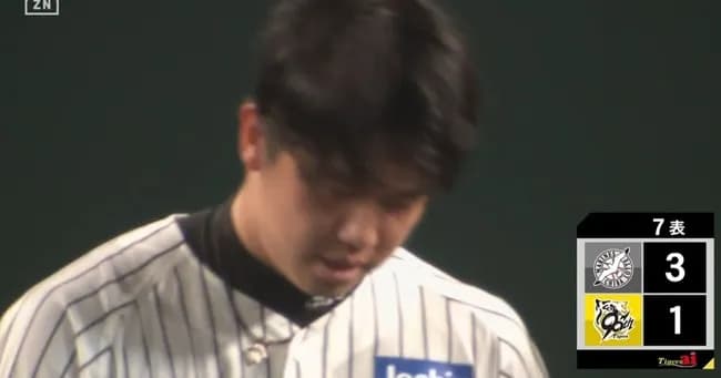 6連敗中の阪神、7回に逆転許す…先発才木KO