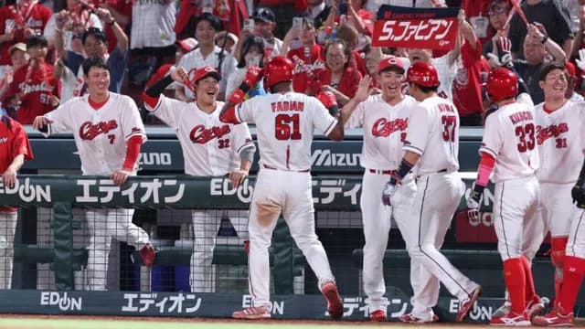 カープファビ7号逆転満塁弾！大盛2安打＆5出塁！矢野猛打賞！坂倉タイムリー！高橋昂回跨ぎで4年ぶり勝利！【広島8-4SB/試合結果】