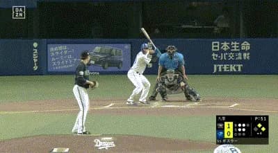 【中日対オリックス2回戦】中日・ボスラー、オリックス・九里から第４号逆転３ランホームラン！！！！！！！！！！！！！