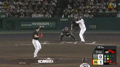 【阪神対ロッテ3回戦】阪神、7回裏2アウト一二塁から大山のタイムリーでリードを2点に広げる！！！！！！！！！！！！