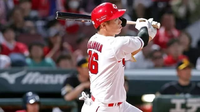 カープ中村奨成、生き残りアピールの代打HR！←復調の気配あり？試合前20打数1安打(6月中)