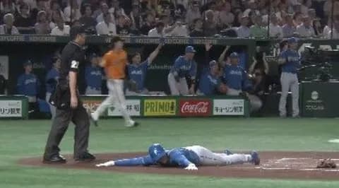 【日本ハム】石井一成が大激走　2死から2度のヘッスラで先制点奪う　新庄監督も立ち上がり喜び