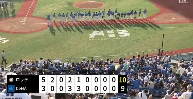 DeNA、猛攻届かず貯金1に、最大6点差から1点差も…バウアー7失点で自己最短KO