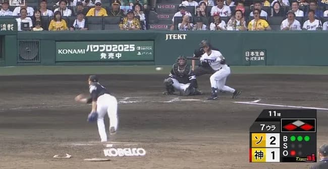 【阪神】藤川監督、ワンアウト1・3塁ノースリーからバントをさせてしまう