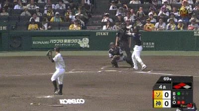 【阪神対ソフトバンク3回戦】ソフトバンク、4回表2アウト二三塁からダウンズの2点タイムリーで先制！！！！！