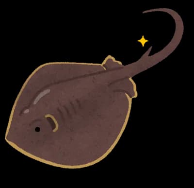 【悲報】ワイ、浜釣りのちょい投げでエイを釣り上げるも針に刺されて咽び泣く