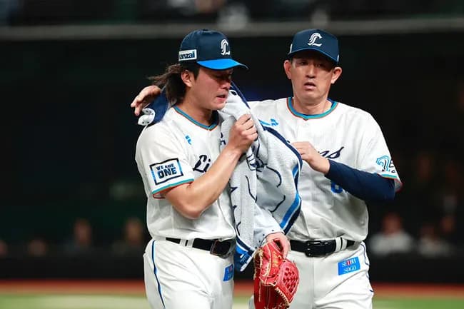 西武今井、熱中症でKO