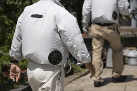 【悲報】「空調服」、一般人にバレ始めるwwwww