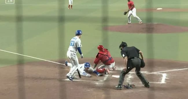 【は？】中日さん、とんでもない幕切れ　9回裏2アウトからホームスチール失敗でゲームセット