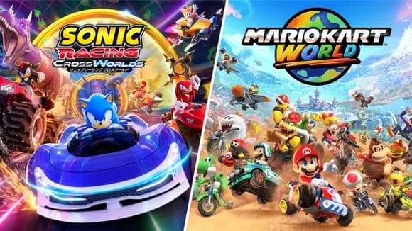 【動画】マリオカート、ソニックレーシングに完全敗北ｗｗｗｗｗｗ