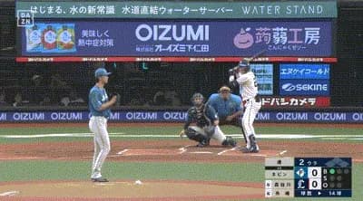 【西武対日本ハム11回戦】西武・ネビン、日本ハム・達から第６号先制ソロホームラン！！！！！！！！！！！！！！！！