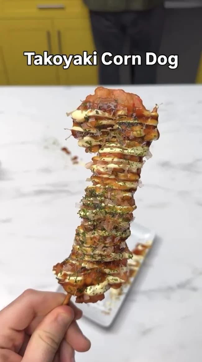 【画像】たこ焼き、アメリカでとんでもない進化を遂げる