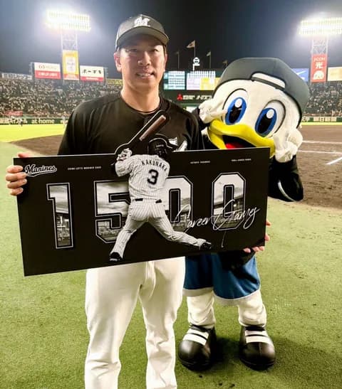 千葉魂　１９年目、角中１５００試合出場　節目の一戦で気迫の同点打　千葉ロッテ（第４７８回）