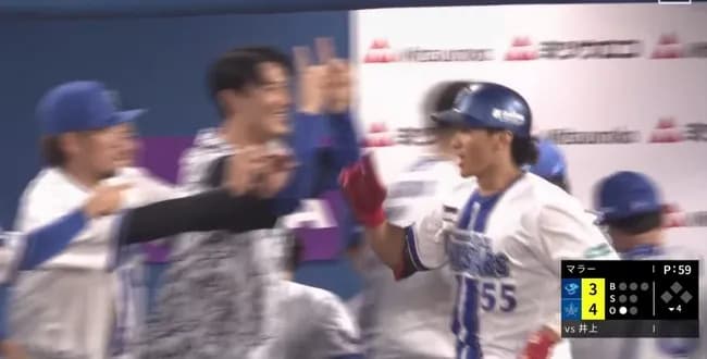 DeNA井上絢登、2試合連続ホームランｗｗｗｗｗｗｗ