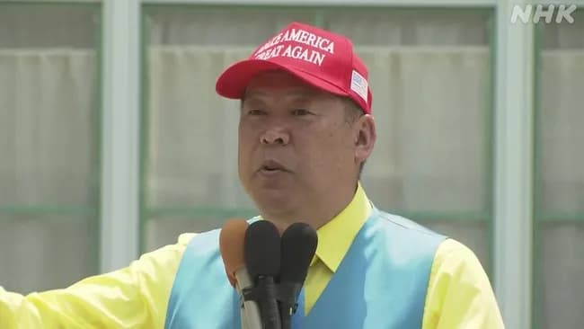 演説中の立花孝志「神戸新聞の情勢調査ではボクは３位で当選らしいです」神戸新聞「...。」