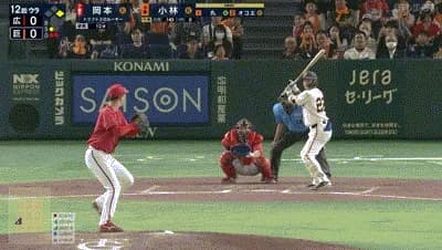 【巨人対広島13回戦】巨人対広島は０－０で延長１２回引き分け