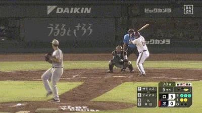 【オリックス対ロッテ11回戦】オリックス・ディアス、来日第１号２ランホームラン！！！！！！！！！！！！！！！！