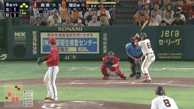 【巨人対広島15回戦】巨人、８回裏２アウト満塁から増田陸のタイムリー内野安打で勝ち越し！！！！！！！！！！！！！！！