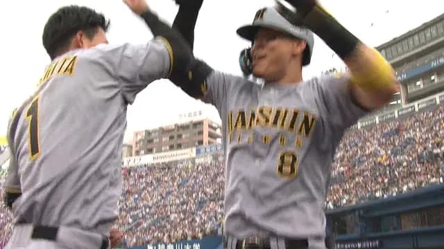 阪神・森下翔太＆佐藤輝明がいきなり2者連続ホームラン！！