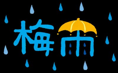 梅雨さん毎年休まないの凄い