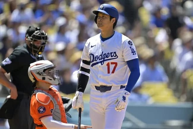 大谷翔平 過去7試合 .115  1HR  2打点  Ops.464