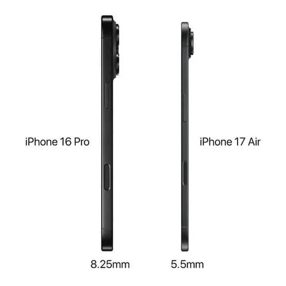 【画像】「iPhone17Air」薄すぎて心配になるｗｗｗｗｗｗｗｗｗｗ