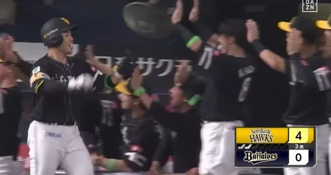 【SB】近藤健介、プロ通算100号はグランドスラム！！！！