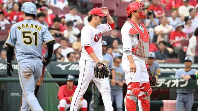 カープ『燃ゆ』に警戒。四死球増加は〝危険な兆候〟