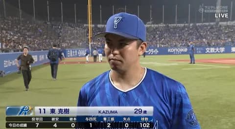 ヤクルト・高津監督、DeNA東に脱帽「何回ベンチでコントロールいいなと言ったかわからない」